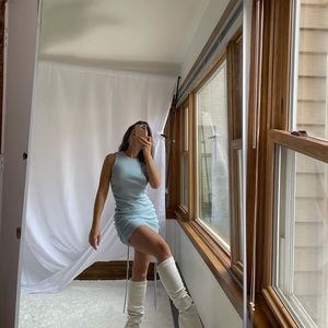 Lioness rushed side mini dress